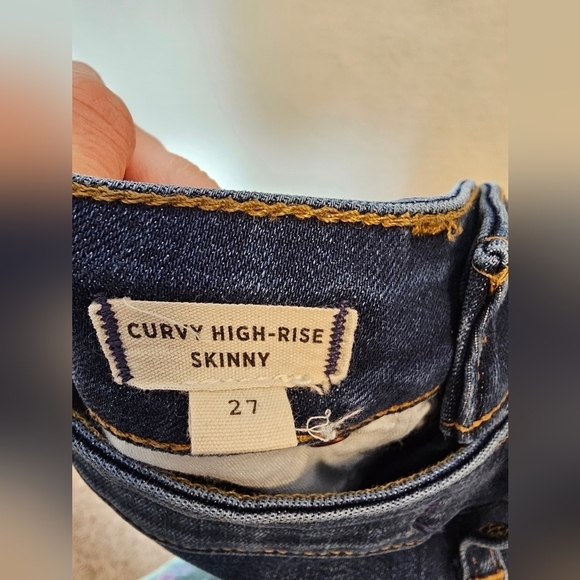Madewell Curvy High-Rise Skinny Jeans Women's Size 27 - Picture 4 of 7